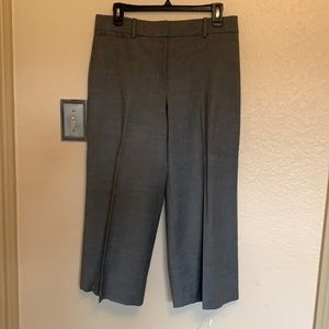 WHBM cropped slack pants with flare bottoms -size 8R